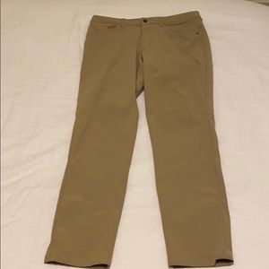 Lululemon ABC pants - men’s 34 x 34 - tofino sand